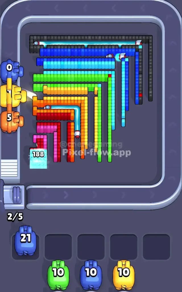 Pixel Flow Level 692 Solution 1