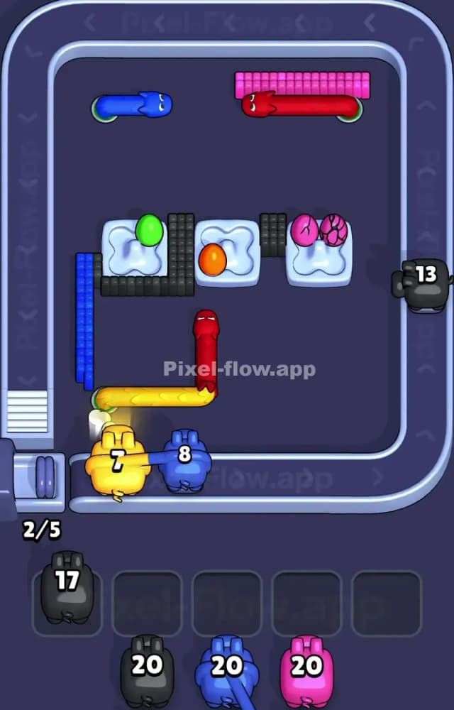 Pixel Flow Level 1192 Solution 3