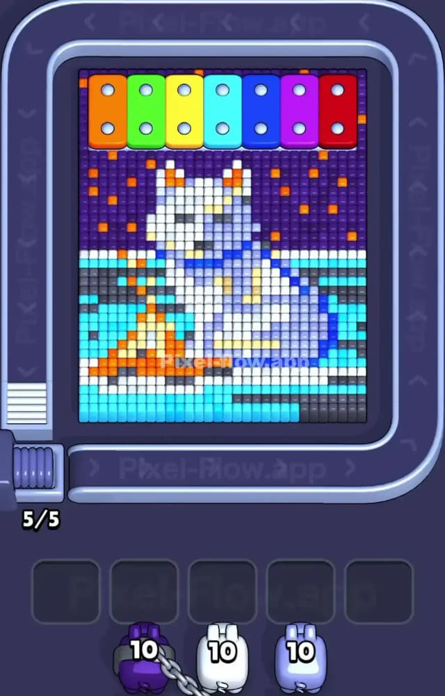 Pixel Flow Level 1431 Gameplay