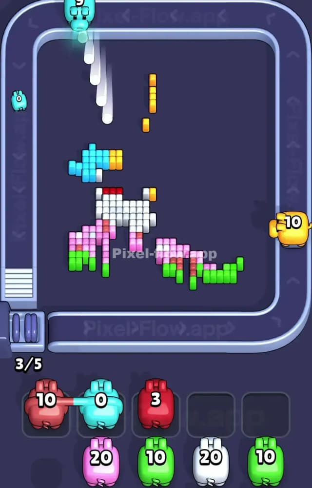 Pixel Flow Level 1480 Solution 3