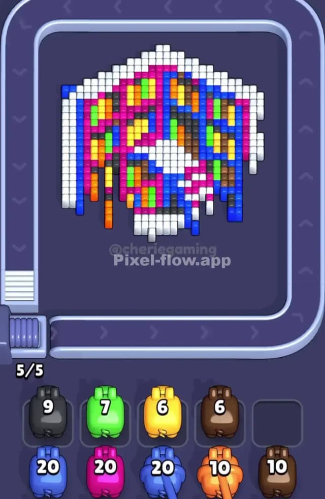 Pixel Flow Level 1875 Solution 1