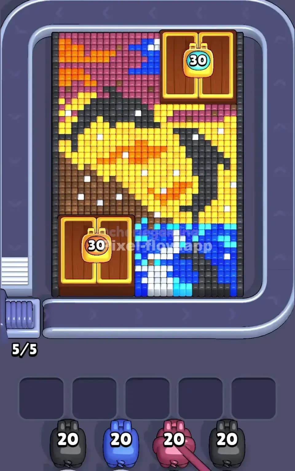 Pixel Flow Level 478 Screenshot