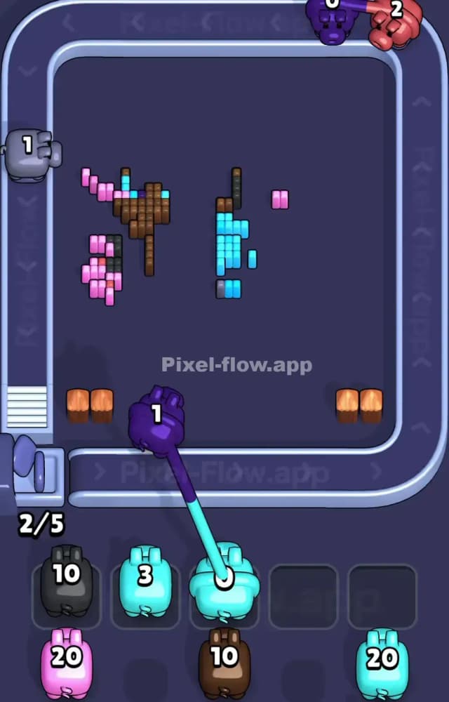 Pixel Flow Level 1530 Solution 3
