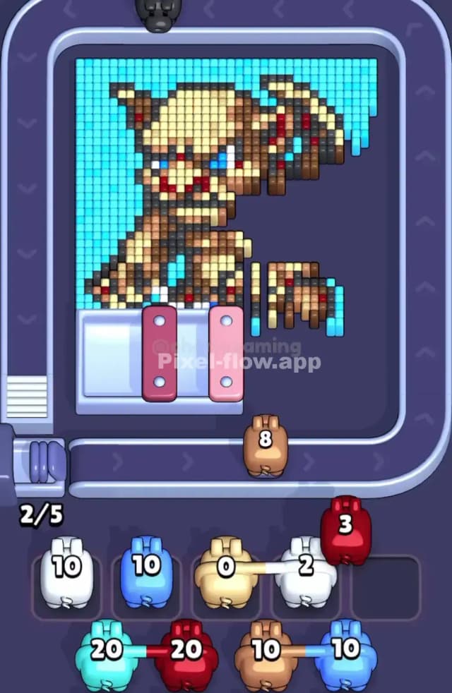 Pixel Flow Level 1845 Solution 1