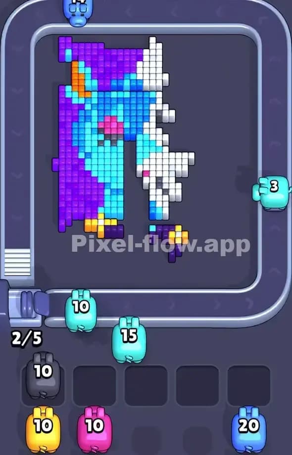 Pixel Flow Level 547 Solution 2