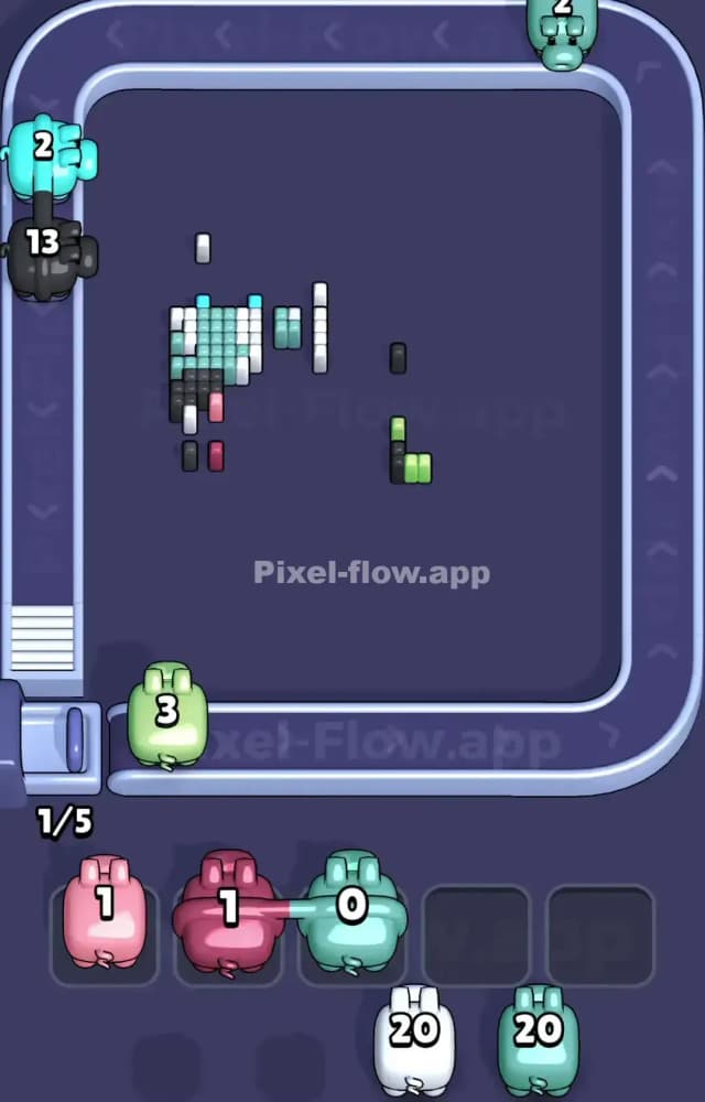 Pixel Flow Level 1095 Solution 3