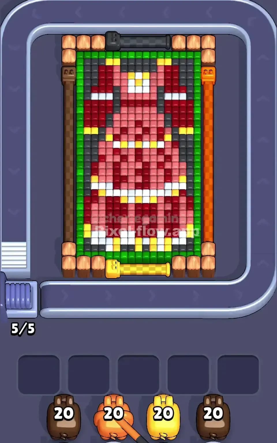 Pixel Flow Level 416 Screenshot