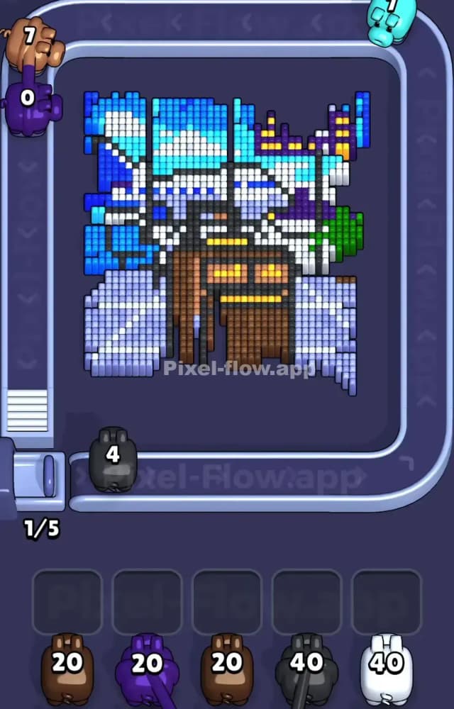 Pixel Flow Level 1006 Solution 1