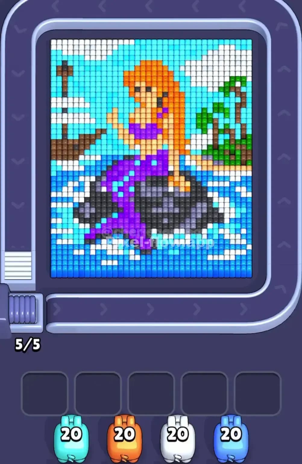 Pixel Flow Level 1840 Screenshot