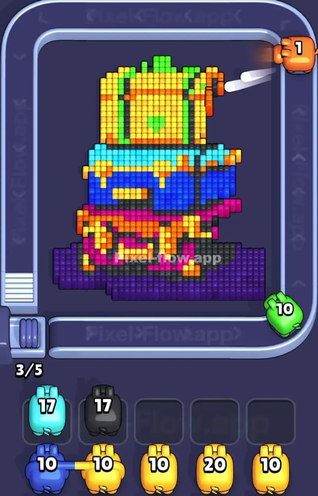 Pixel Flow Level 1162 Solution 2