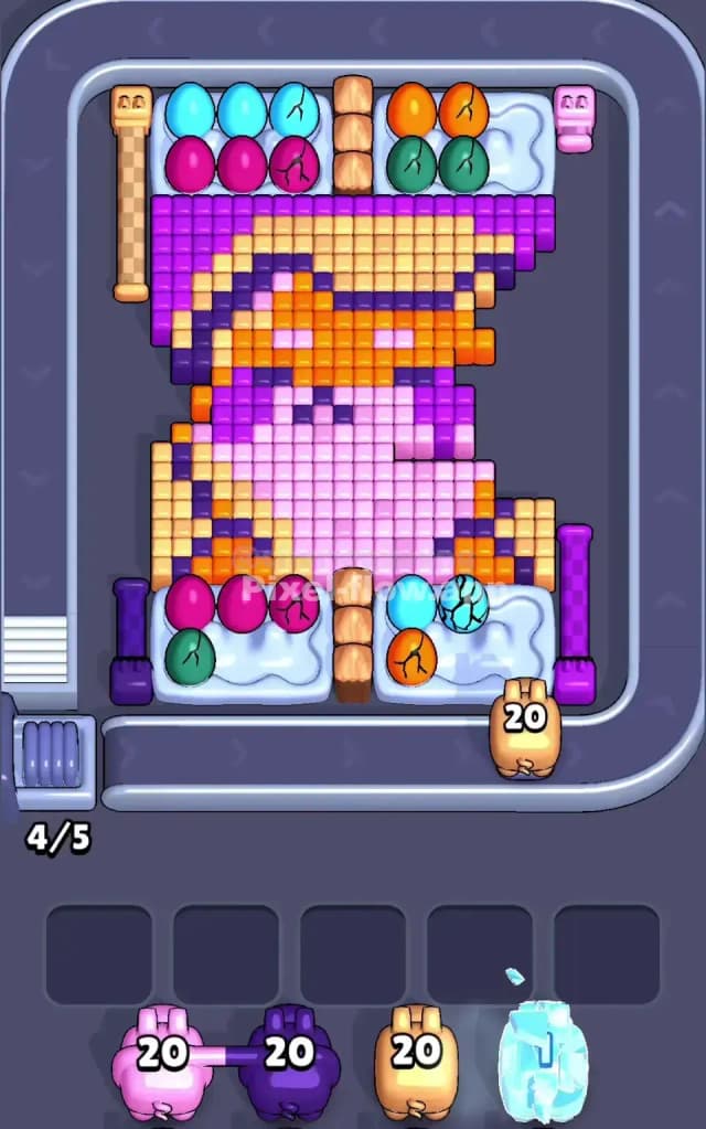 Pixel Flow Level 644 Solution 1