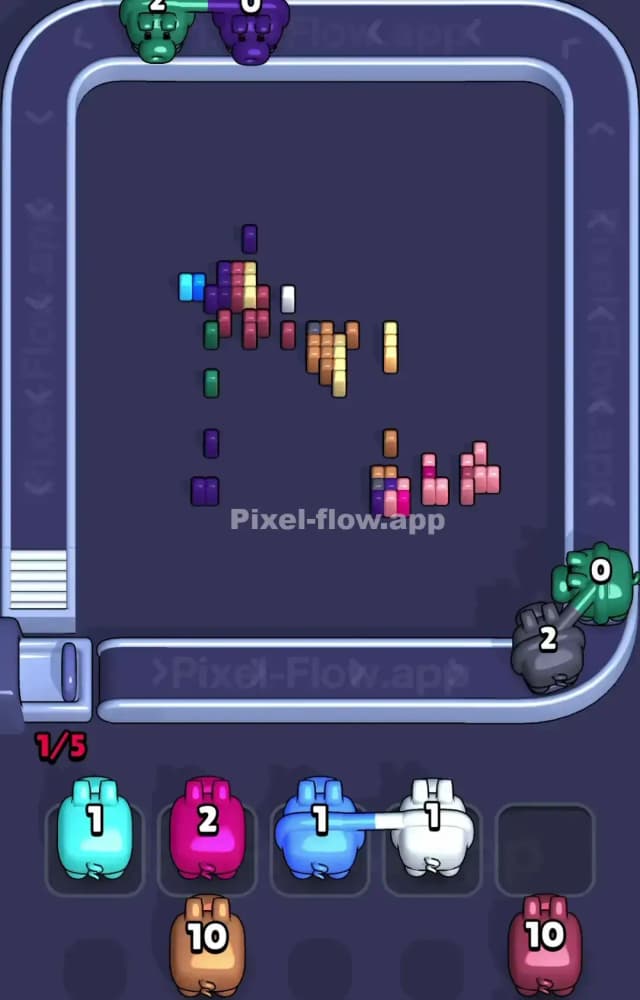 Pixel Flow Level 1570 Solution 3
