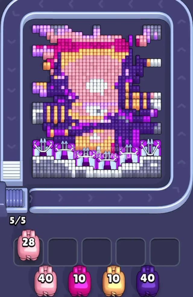 Pixel Flow Level 1808 Solution 1