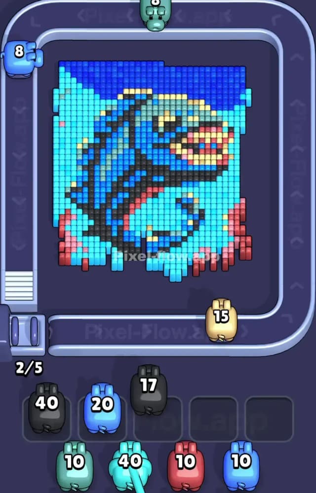 Pixel Flow Level 1410 Solution 1