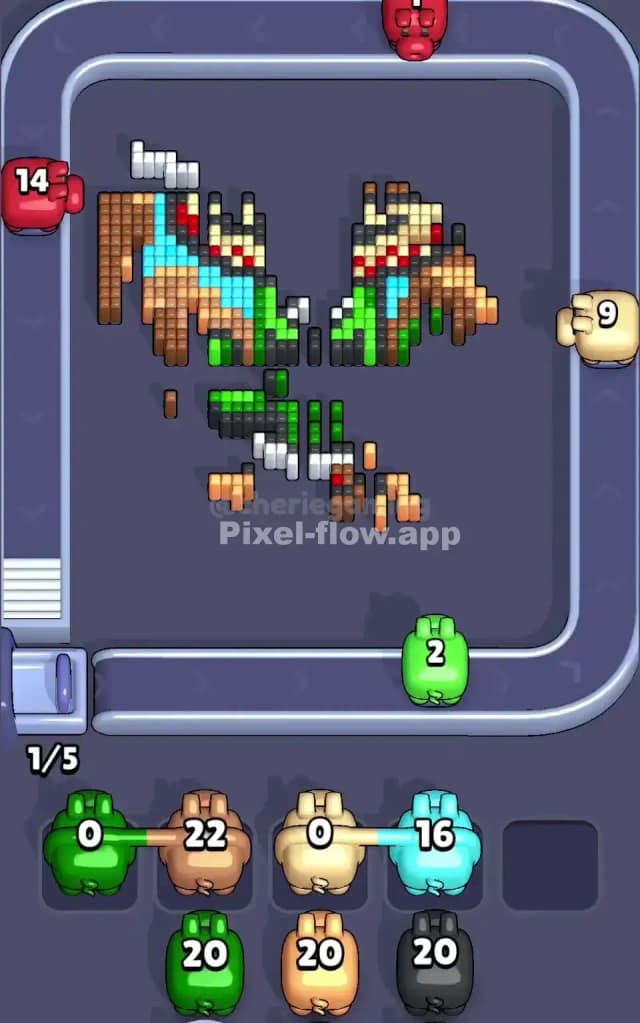 Pixel Flow Level 753 Solution 3