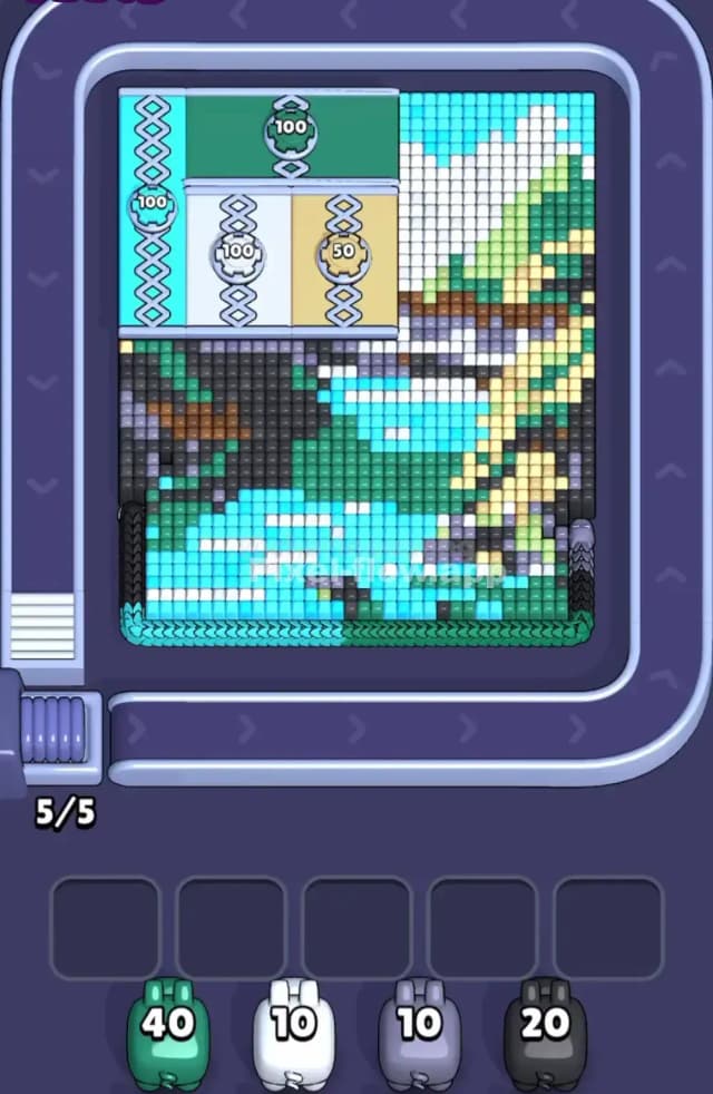 Pixel Flow Level 1672 Gameplay