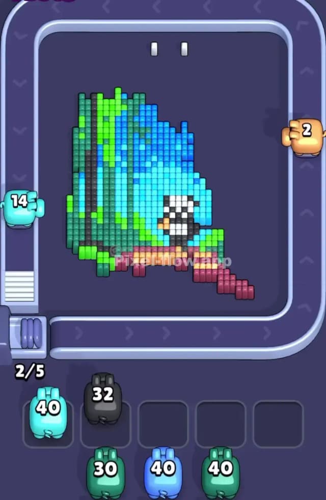 Pixel Flow Level 1606 Solution 2