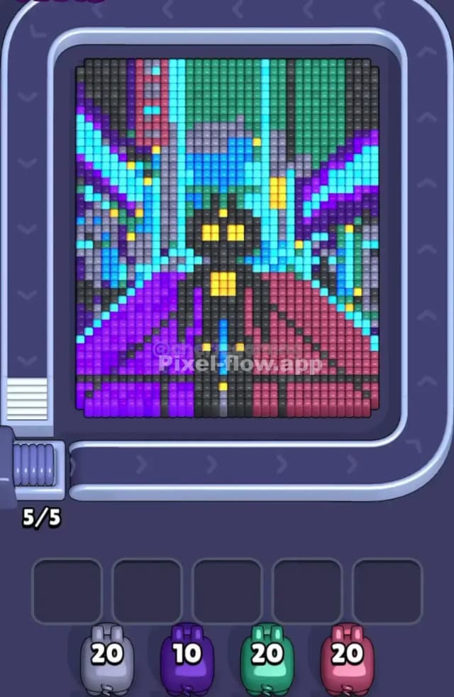 Pixel Flow Level 1884 Gameplay