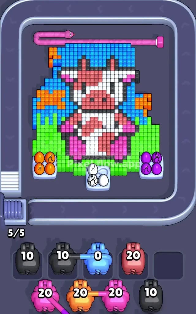 Pixel Flow Level 730 Solution 1