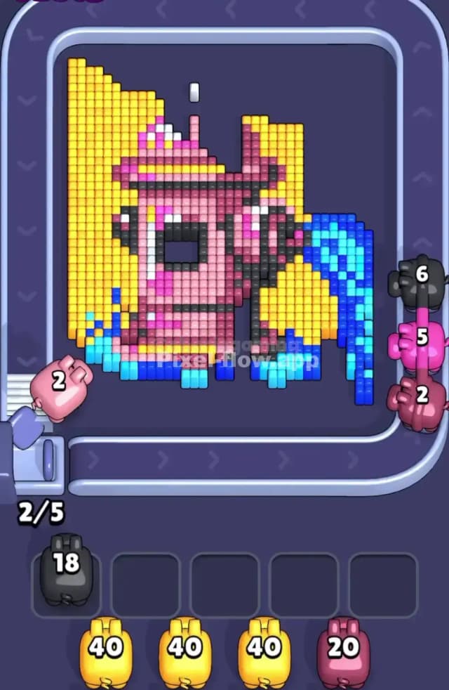 Pixel Flow Level 1877 Solution 1