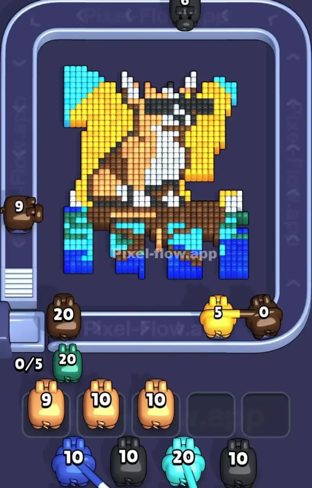 Pixel Flow Level 1526 Solution 1
