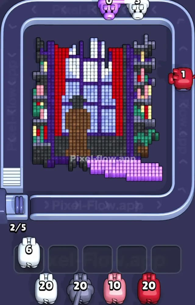 Pixel Flow Level 1454 Solution 1