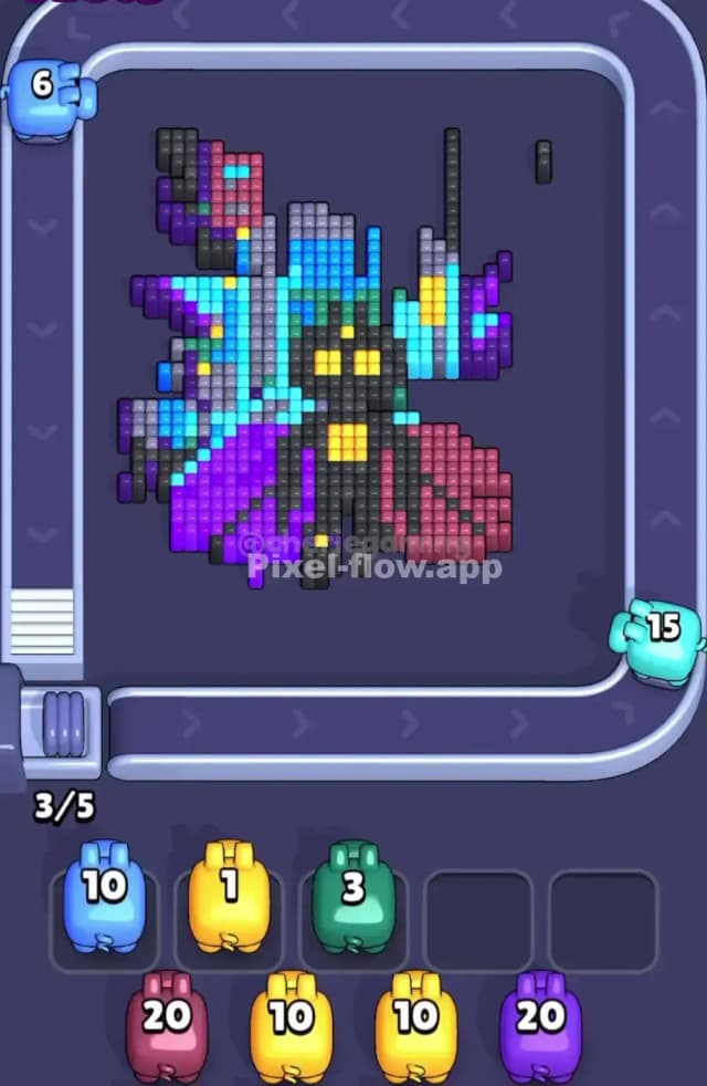 Pixel Flow Level 1884 Solution 2