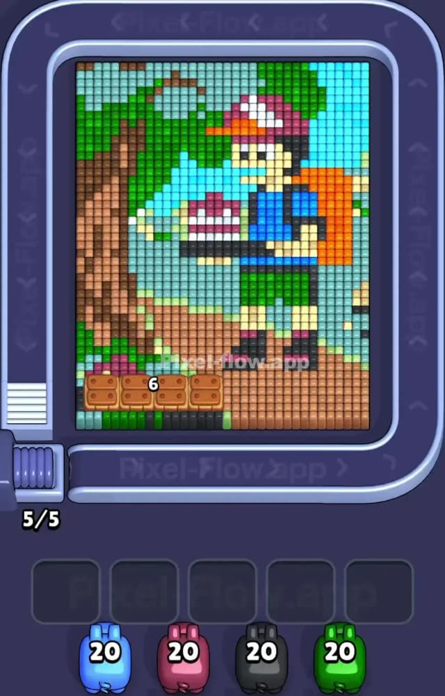 Pixel Flow Level 1499 Gameplay
