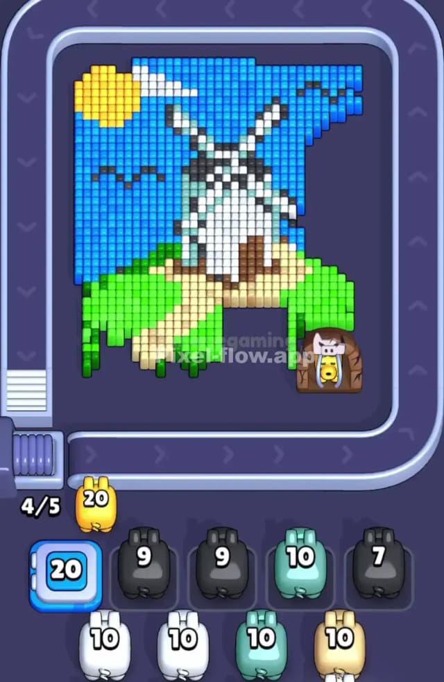 Pixel Flow Level 1803 Solution 1