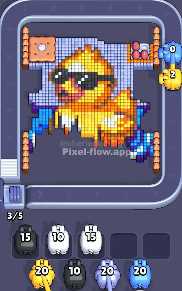 Pixel Flow Level 513 Solution 1