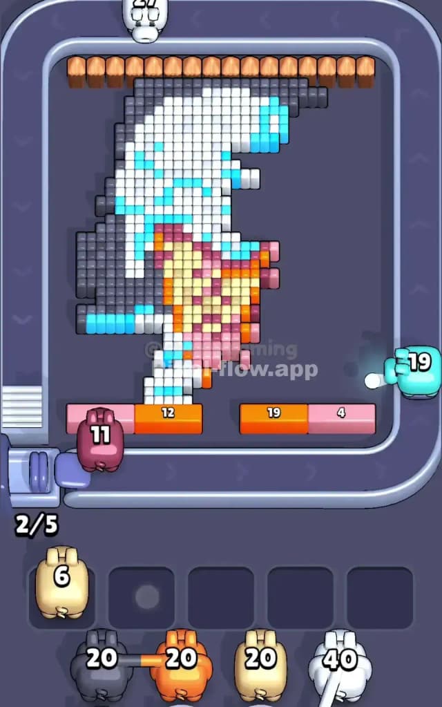 Pixel Flow Level 435 Solution 2