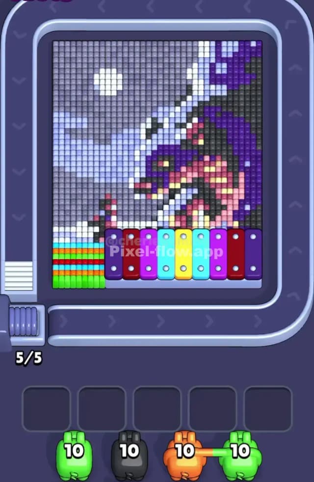 Pixel Flow Level 1669 Gameplay