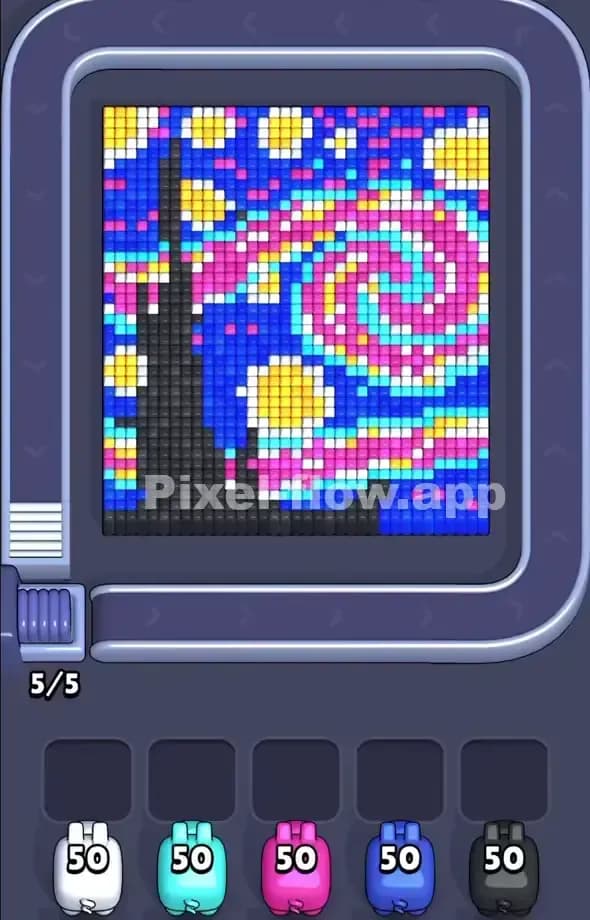 Pixel Flow Level 528 Gameplay