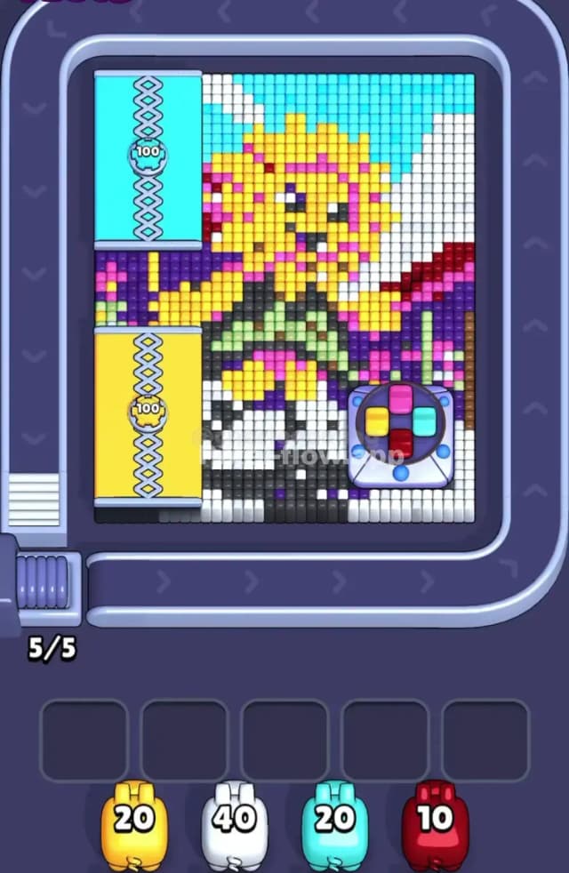 Pixel Flow Level 1764 Gameplay