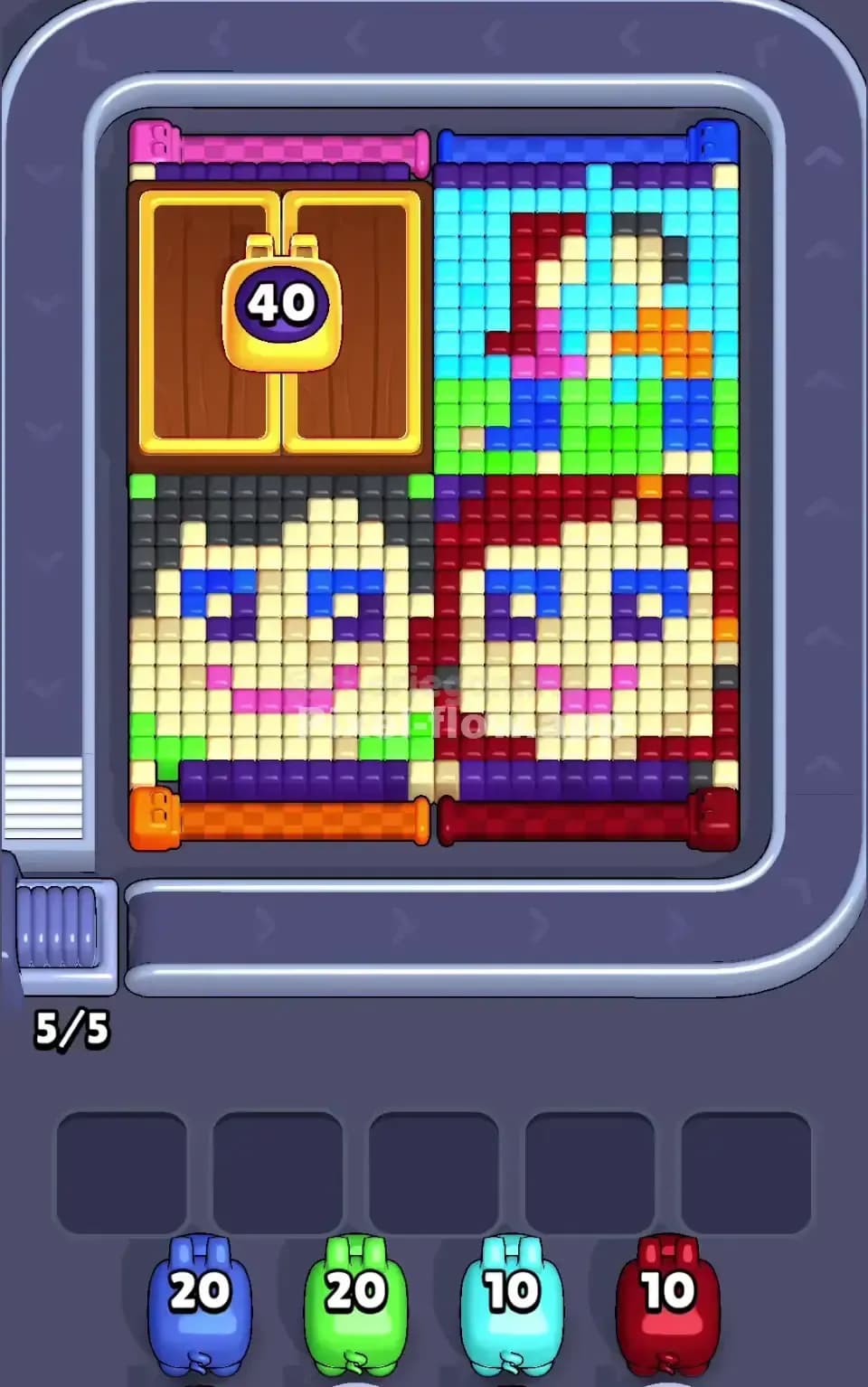 Pixel Flow Level 486 Screenshot