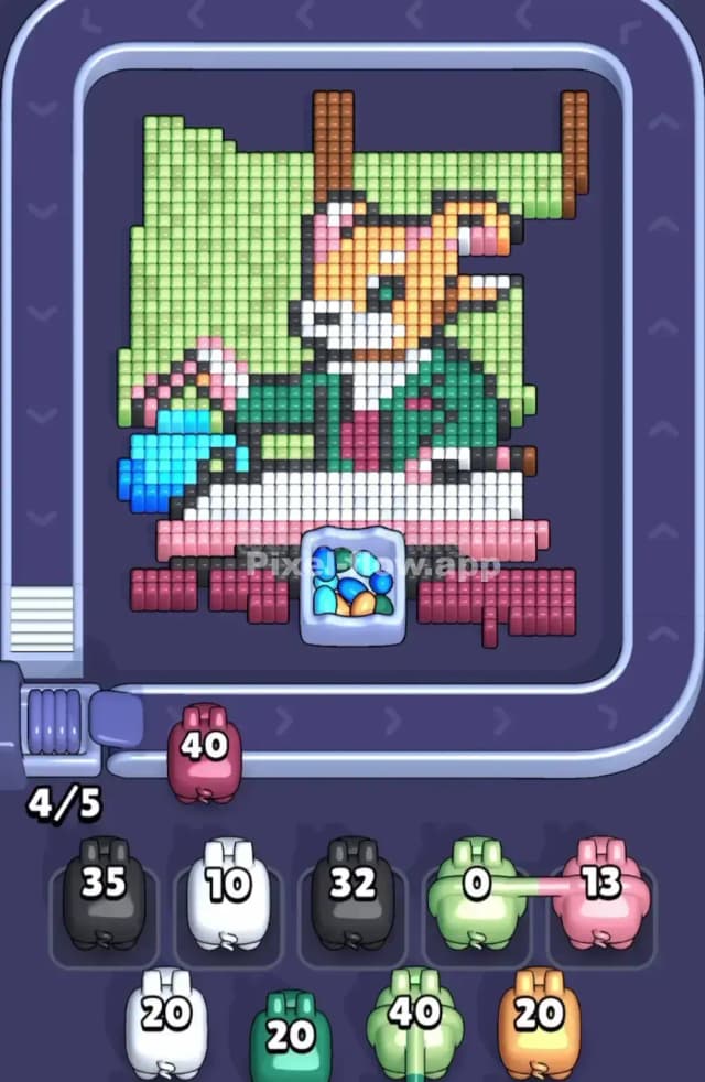 Pixel Flow Level 1866 Solution 1