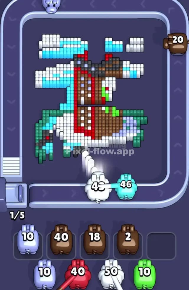 Pixel Flow Level 1849 Solution 2