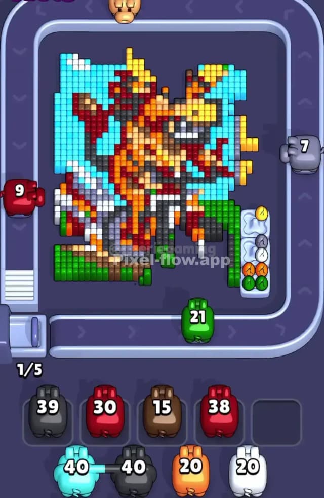 Pixel Flow Level 1785 Solution 1