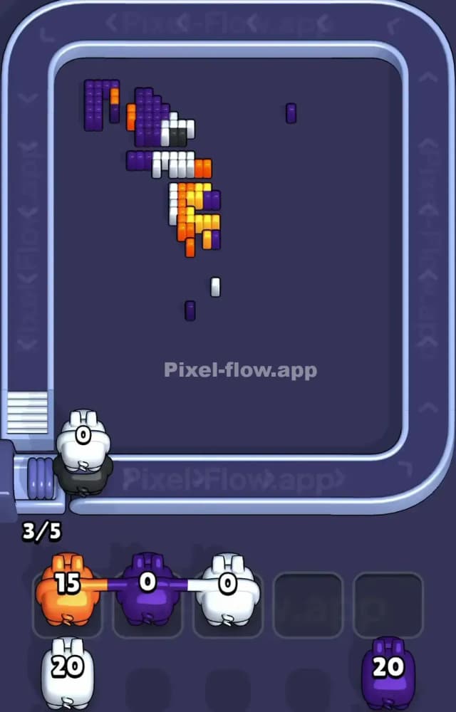 Pixel Flow Level 1446 Solution 3