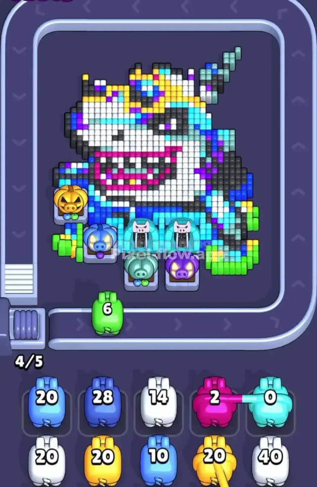 Pixel Flow Level 1775 Solution 1