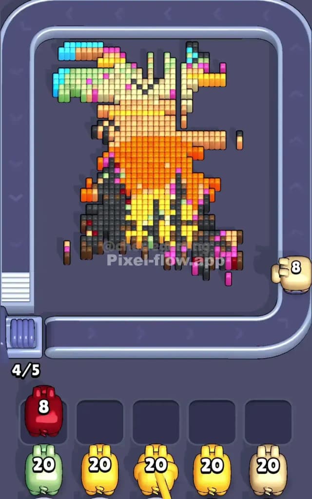 Pixel Flow Level 551 Solution 2