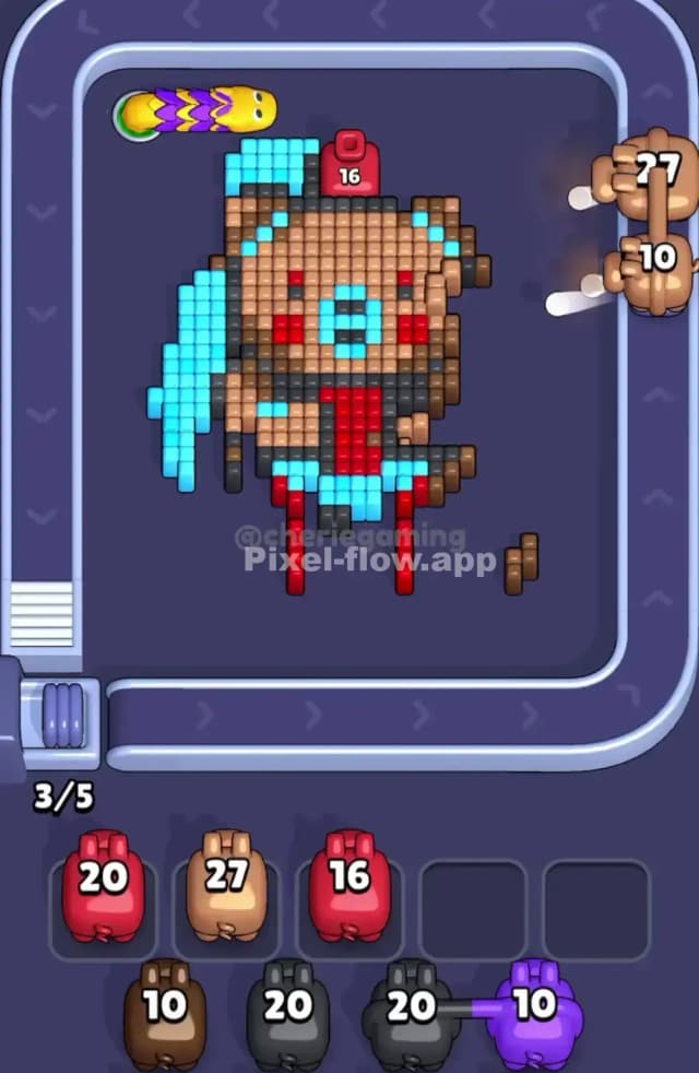 Pixel Flow Level 1802 Solution 2