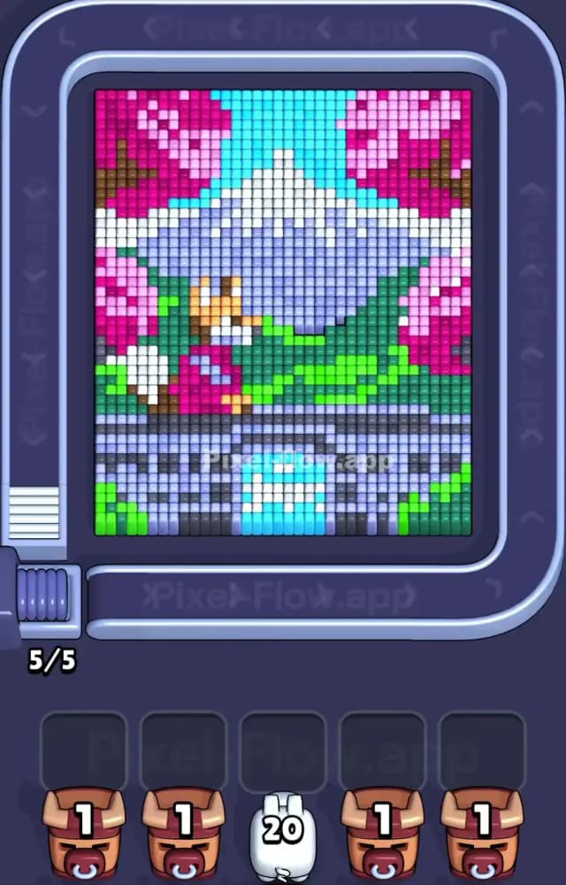 Pixel Flow Level 1564 Gameplay