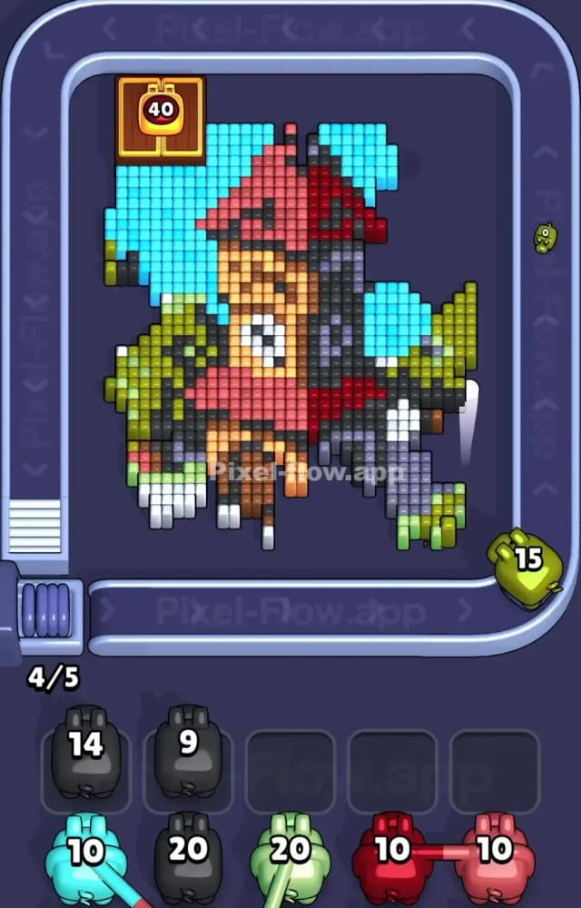 Pixel Flow Level 1509 Solution 1