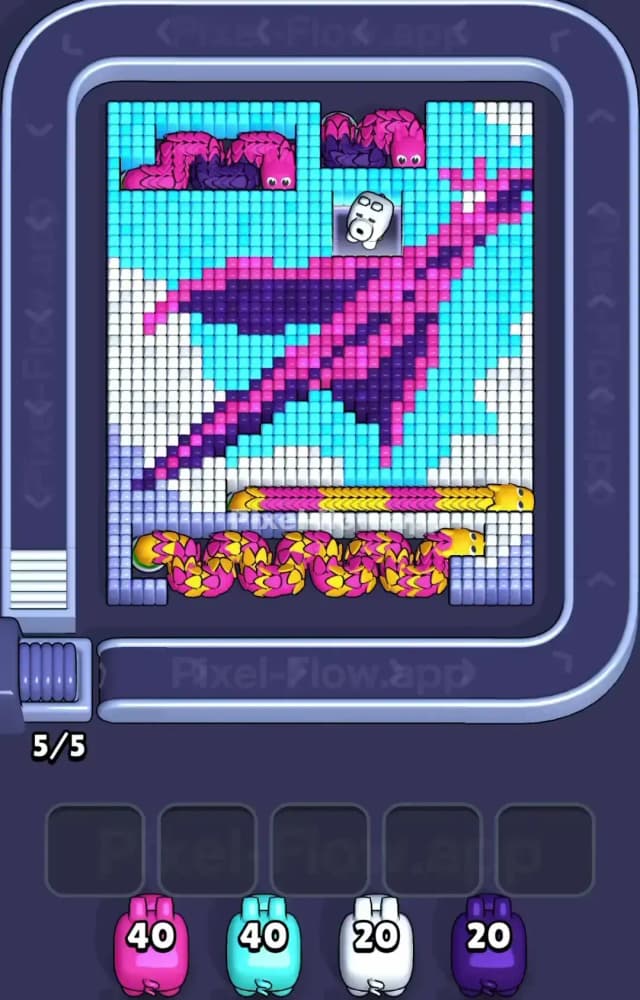 Pixel Flow Level 1411 Gameplay