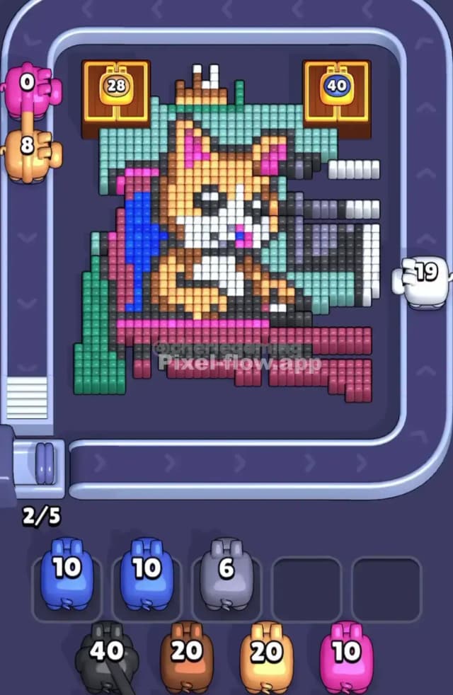 Pixel Flow Level 1805 Solution 1