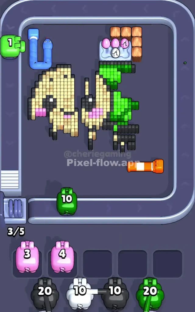 Pixel Flow Level 323 Solution 2