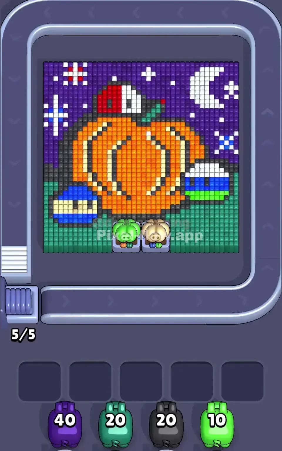 Pixel Flow Level 703 Screenshot