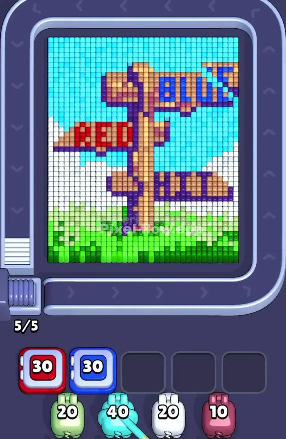 Pixel Flow Level 1864 Screenshot