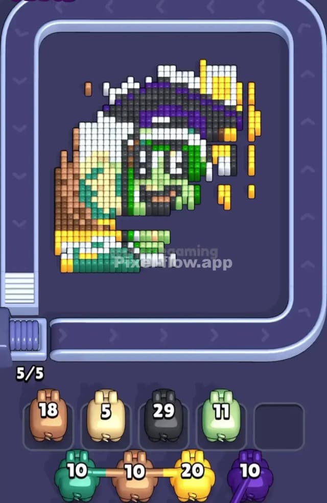 Pixel Flow Level 1657 Solution 2